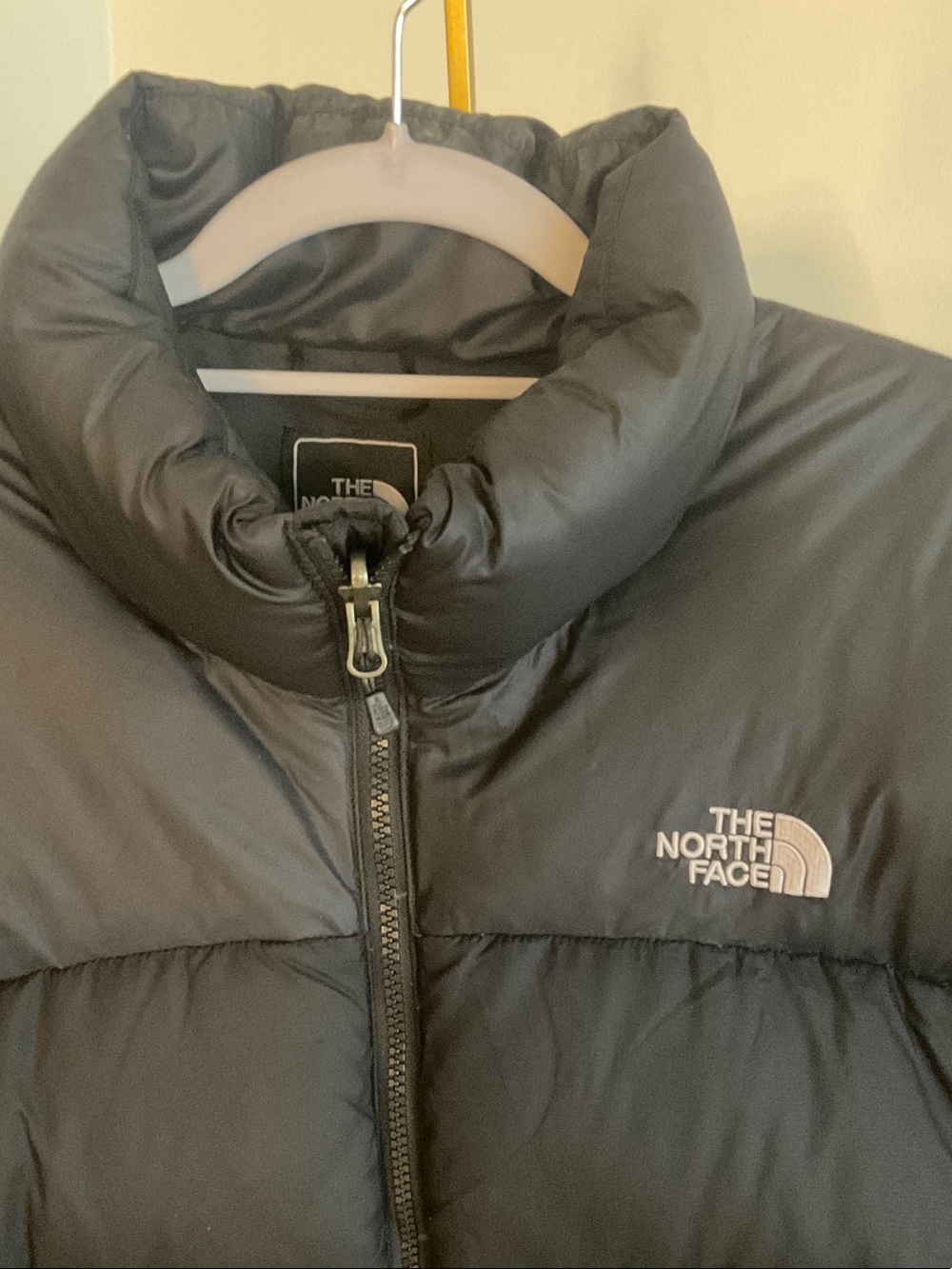 The North Face 700 Black Men's Quilted Down Puffer Jacket sz L - Picture 2 of 6